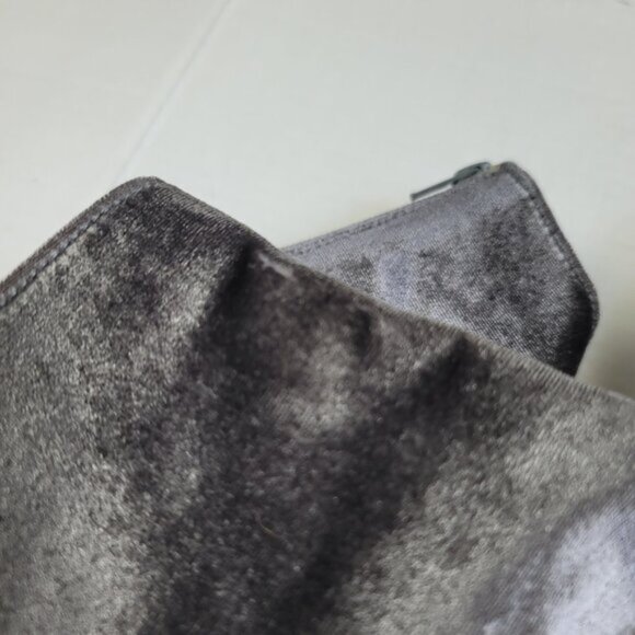 Free People Cecile Grey Velvet Ankle Boots Size 10 - Picture 15 of 16